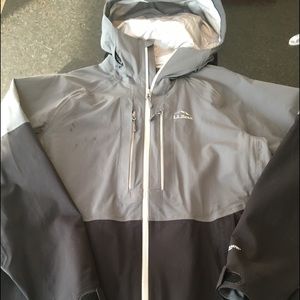 LL Bean NeoShell colorblock rain jacket